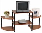 Momentum Furnishings PBF-0292-303 5 Tier Cherry Finish with Black Accents Corner Shelf Review
