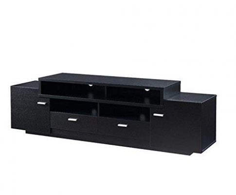 Furniture of America Braswell 72″ TV Stand in Black Review
