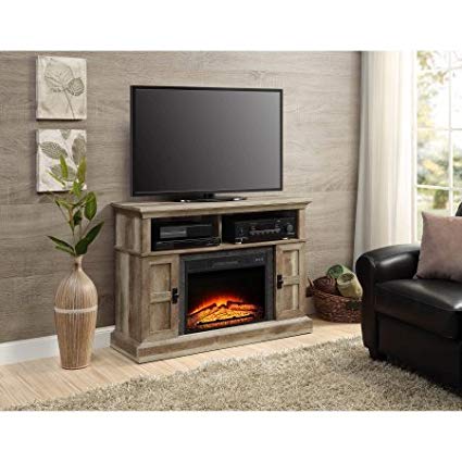 Whalen Media Fireplace Console for Flat Panel TVs up to 55