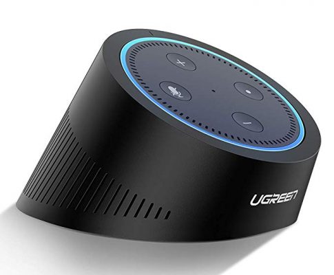 UGREEN Desktop Stand Mount Compatible for Echo Dot 2nd Generation with Sound Enhancer Black Review