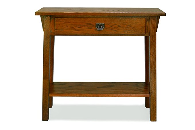 Leick Mission Hall Console Table, Russet