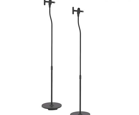 Pyle Universal Speaker Stands, Standing Speaker Mount Holders, Height Adjustable (Works with Sonos PLAY 1, PLAY 3) (Pair) Review