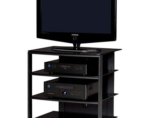 BDI Vexa 9221 Single Wide 4 Shelf TV Stand (Black with Black Shelves) (Discontinued by Manufacturer) Review