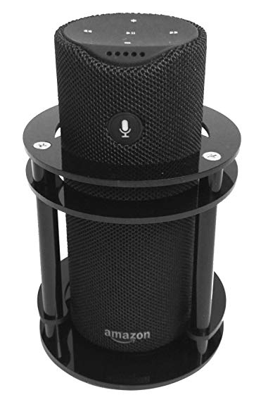 FitSand(TM Speaker Guard Stand Station Holder for Amazon Tap - Black