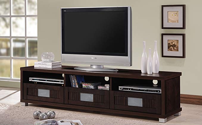 Wholesale Interiors Baxton Studio Gerhardine Wood TV Cabinet with 3-drawer, 63