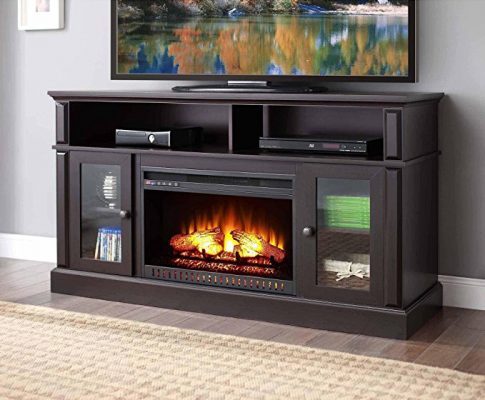 Whalen Barston Media Fireplace for TV’s up to 70, Multiple Finishes (Espresso) Review