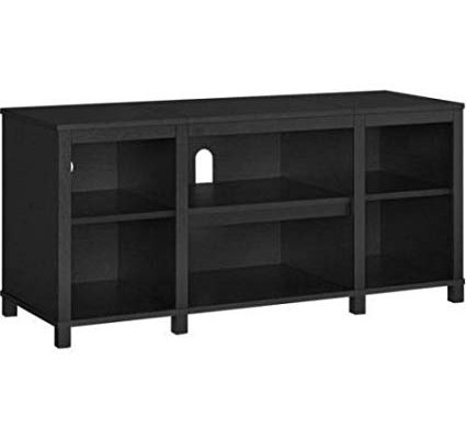 Mainstay.. Parsons Cubby TV Stand (Black Oak) Review