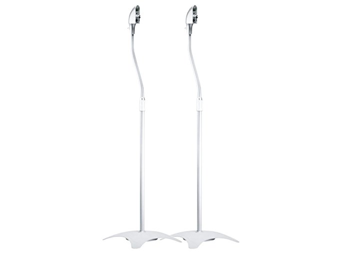 Monoprice Speaker Stand - Silver (MS-01) - Set of 2