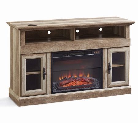 Better Homes and Gardens Crossmill Fireplace Media Console, Weathered Finish Review
