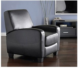 Mainstays Home Theater Recliner Black