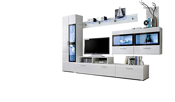 Kane 4 Wall Unit Model 2 / Contemporary Design with LED Lights