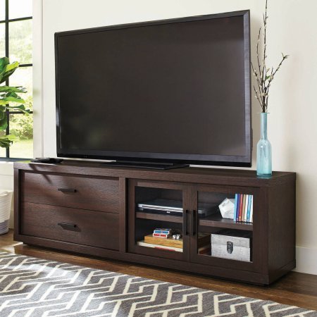 Better Homes and Gardens Espresso Steele TV Stand for TV's up to 80