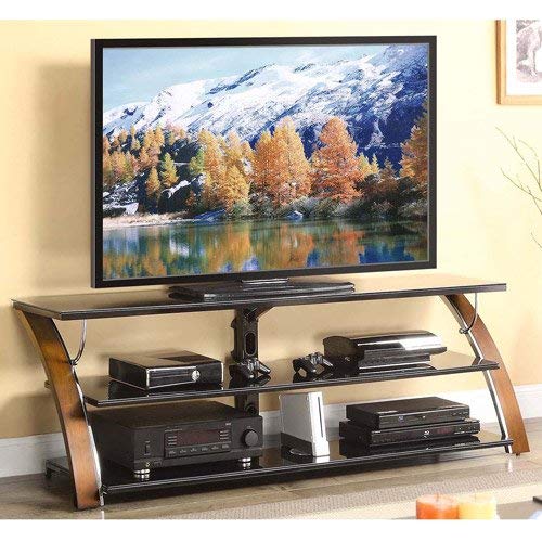 Whalen Brown Cherry 3-shelf Tabletop Console For Tvs Up To 70