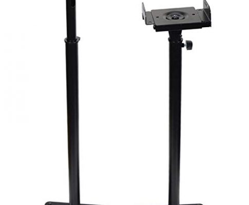 VideoSecu One Pair of Adjustable PA DJ Club Satellite Speaker Stands for Front or Rear Surround Loudspeakers MS07B2 CYD Review