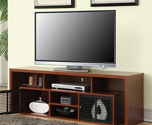 Pemberly Row 62″ TV Stand in Cherry Review