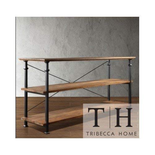 Tribecca Home Industrial Tv Stand. This Stylish Furniture Is the Perfect Addition to Any Room in Your House. Use It As an Entertainment Center or to Store Books, Magazines, and More.