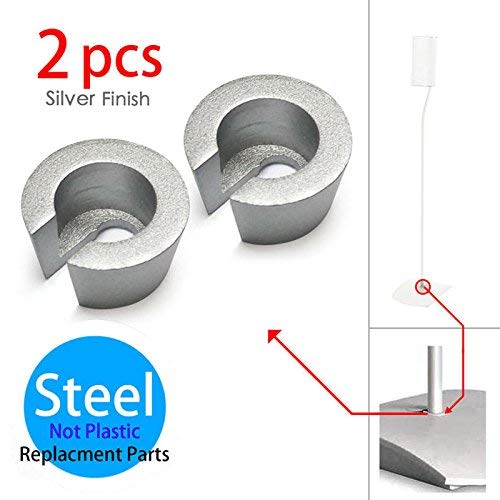 BOSE UFS-20 Speaker Stand Parts - Washer, Custom Made STEEL (not plastic), Silver, 2pcs