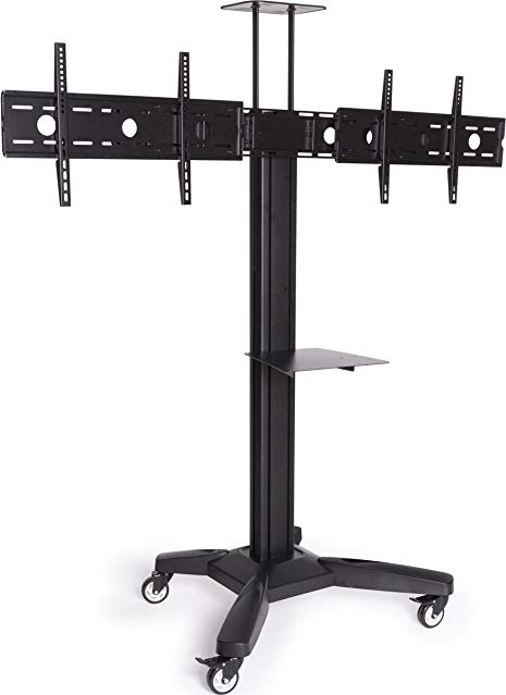 Displays2go Dual TV Stand, for HDTV Flat Panels 37