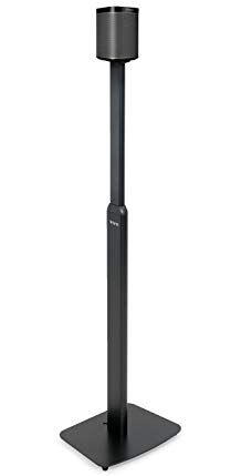 VIVO Black Height Adjustable Speaker Floor Stand Bracket Mount Designed for SONOS Play 1 and Play 3 Audio Speaker (STAND-SP04H)