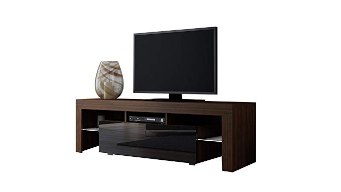 Concept Muebles TV Stand Milano 160 / Modern LED TV Cabinet/Living Room Furniture/Tv Console fit for up to 70