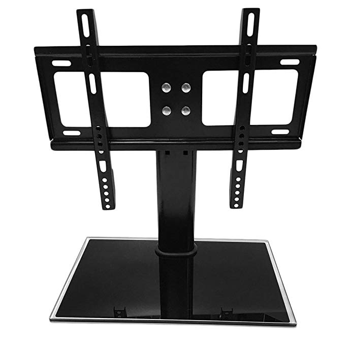 Simoner Universal TV Stand Pedestal Base, Height Adjustable TV Stands Mount, Movable Folding Tabletop TV Stand with Mount -for 26-32'' / 37-55 inch Flat Screen TV (26''-32'')