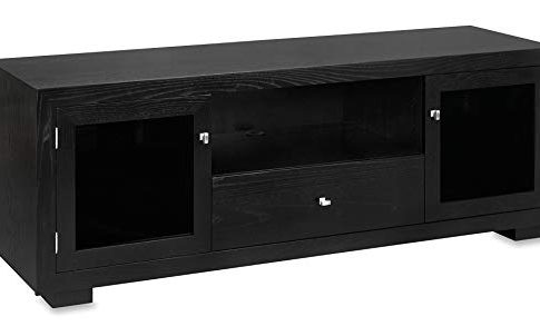 Haven EX 72-inch Solid Wood TV Stand / TV Console / Media Console for Flat Screen TVs to 80-inch by Standout Designs (Black on Ash) Review