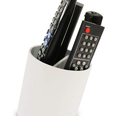 j-me Tilt Remote Control Tidy Remote Holder and TV Remote Organizer (White/Grey) Review