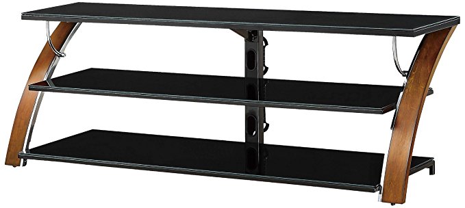 Whalen Furniture AVCEC65-TC Table Top TV Stand and Entertainment Console, 65-Inch