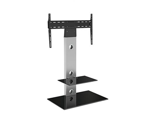 AVF FSL700LES-A Media Component Lesina TV Floor Stand with Mounting Column for 32″ to 65″, Silver Review