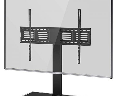 FITUEYES Universal TV Stand with Swivel Mount Height Adjustable for 50inch to 80 inch TV FTT107003GB Review