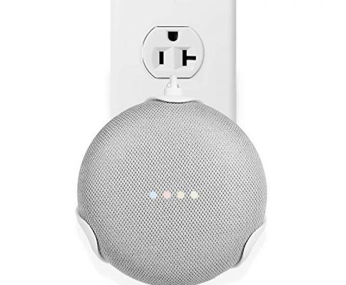 LANMU Outlet Wall Mount for Google Home Mini,Outlet Shelf Holder for Google Home Mini Voice Assistants Review