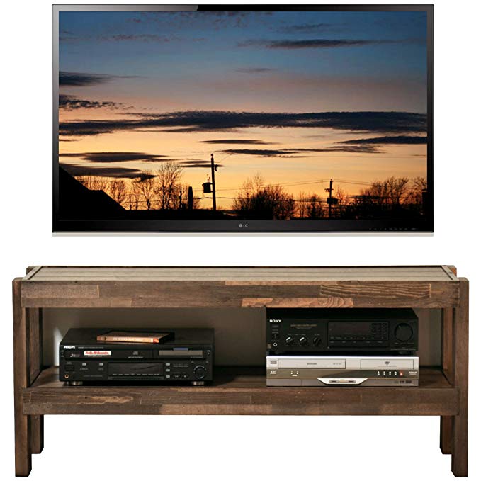 Rustic Reclaimed Barn Wood Style TV Stand - presEARTH Spice