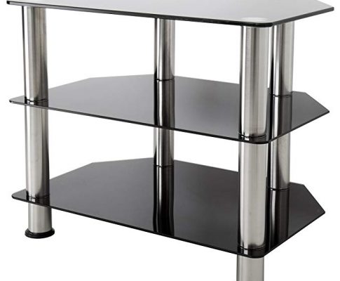 AVF SDC600-A TV Stand for up to 32-inch TVs, Black Glass, Chrome Legs Review