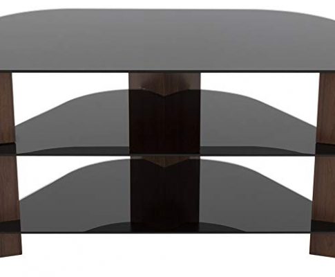 AVF FS900VARWB-A Varano Corner TV Stand, Walnut and Black Glass Review