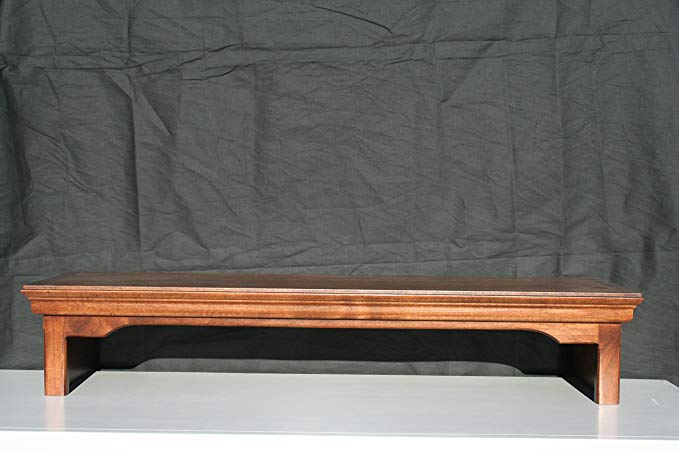 TV/Monitor Riser Stand Traditional Style in Alder Wood (38