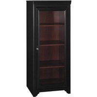 Bush Stanford Audio Cabinet with 2 Adjustable Shelves in Antique Black Review