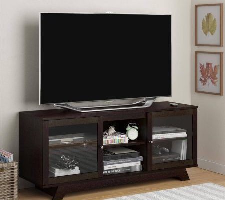 Altra Transitional TV Stand for TVs up to 55, Elevate the look of your living room or home theater Review