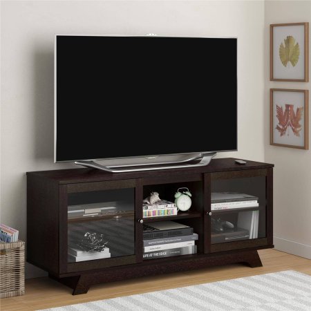 Altra Transitional TV Stand for TVs up to 55, Elevate the look of your living room or home theater