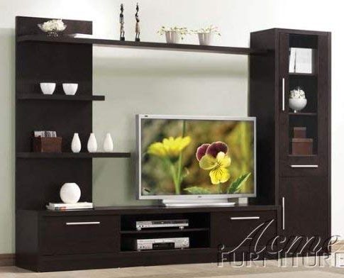 3pc Entertainment Center Contemporary Style in Espresso Finish by Acme Review