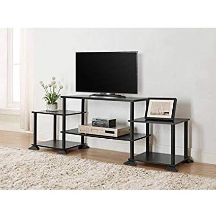Mainstay Multiple Shelves No Tools 3-Cube Storage Entertainment Center for TVs up to 40