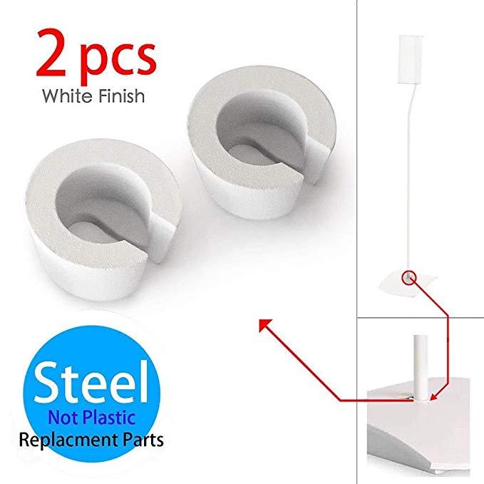BOSE UFS-20 Speaker Stand Parts - Washer, Custom Made STEEL (not plastic), White, 2pcs