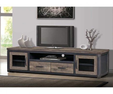 Vintage Rustic TV Entertainment Center Media Console by Heritage Review