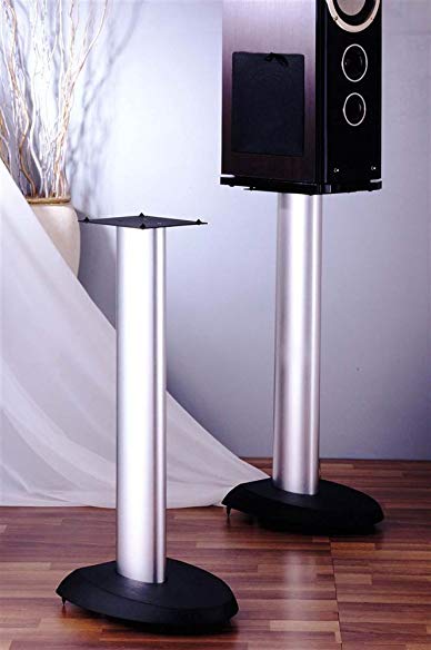 VSP Series Aluminum Speaker Stand in Silver - Set of 2 (29 in.)