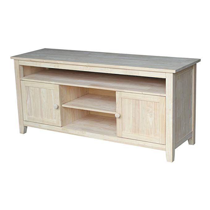International Concepts TV Stand with 2 Doors, 1 Shelf and 2 Cabinets