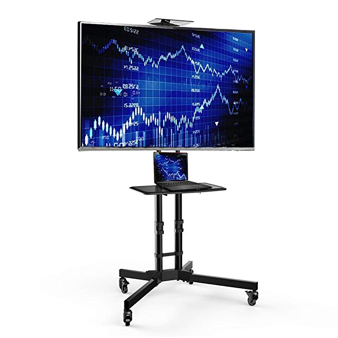 Loctek P3B Universal Mobile TV Cart TV Stand for LED, LCD, Plasma Displays 32-65