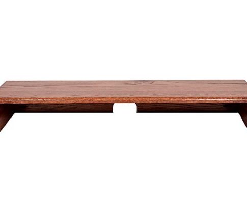 RED OAK STAINED SOUND BAR TV RISER 40″ WIDE X 12″ DEEP X 5 1/2″ HIGH -Solid, real wood, Safe TV Riser Review