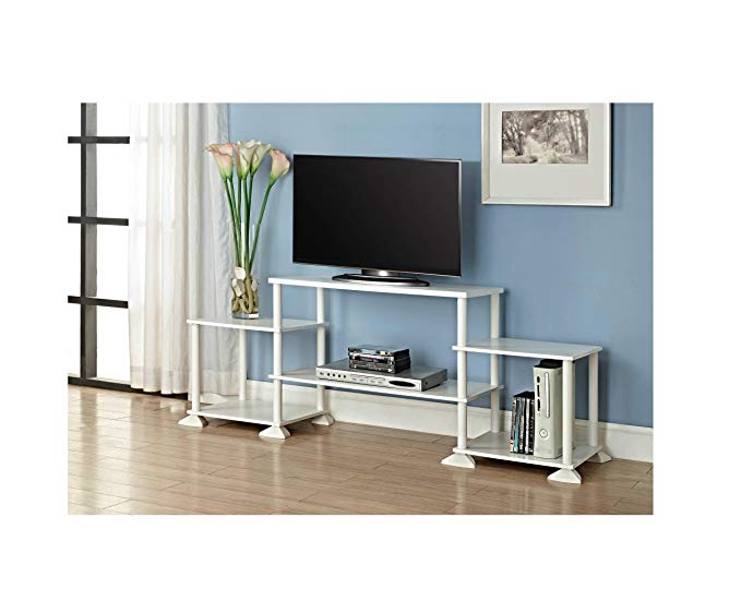 White TV Stand for TVs up to 40